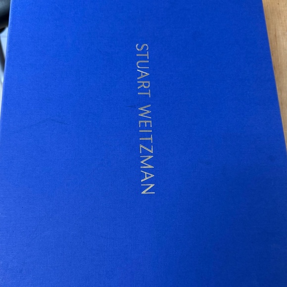 Stuart Weitzman Sz 9  Womens City OTK Boots Black Stretch Suede Leather $950! - Picture 4 of 7